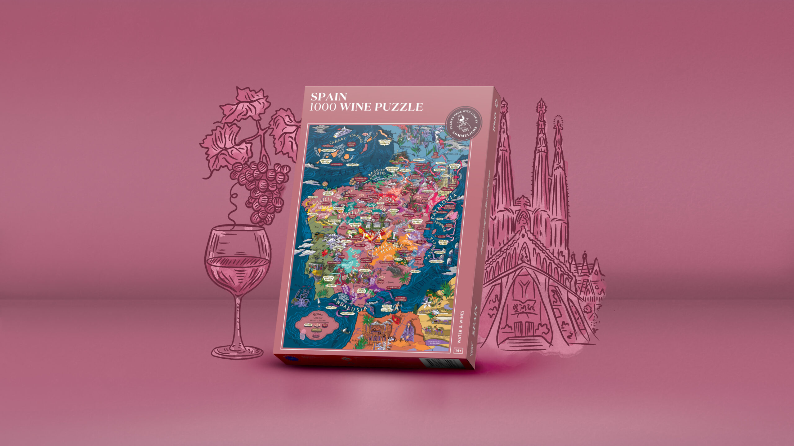 Water And Wines Wine Puzzle Spain