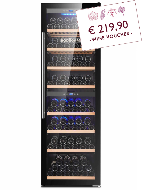 Bodega B43180 (vrijstaand / 180 Fl / 2 Zones)
