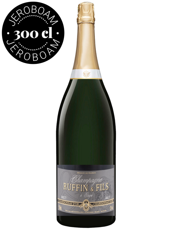 Jeroboam Ruffin & Fils Chardonnay D’Or Champagne (3 Ltr)