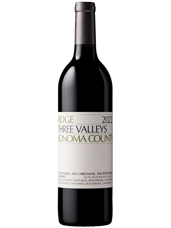 Ridge Three Valleys Sonoma County Red Blend