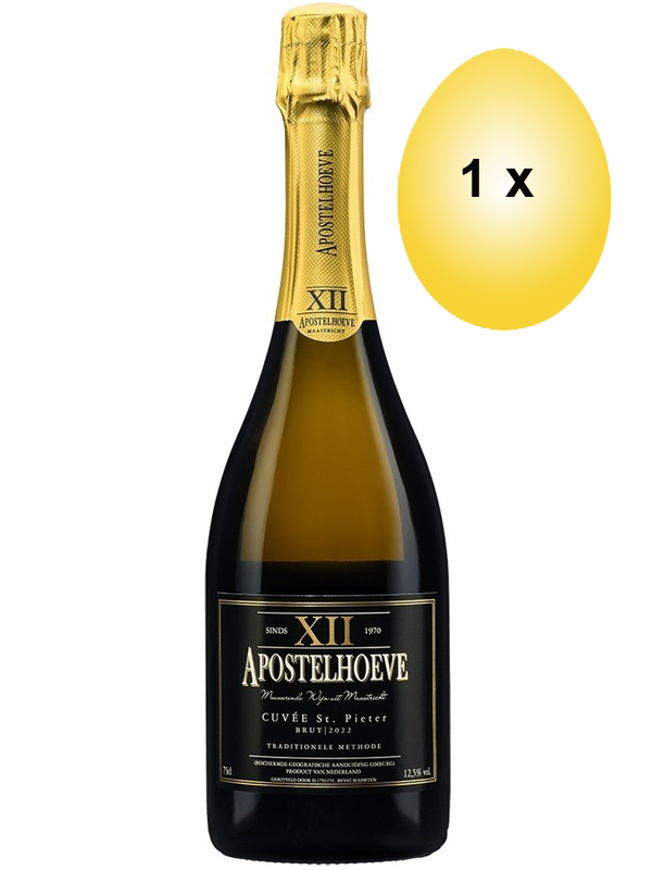 Paasaanbieding - 3 fl Cuvée XII en 1 fl St. Pieter Brut Apostelhoeve